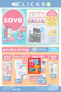 Clicks : Feel Good Pay Less (23 Sep - 21 Oct 2014), page 1