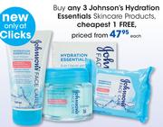 Johnson's Hydration Essentials Skincare Products-Each