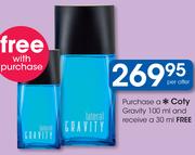 Coty Gravity 100ml-Per Offer