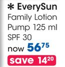 Every Sun Family Lotion Pump SPF 30-125ml