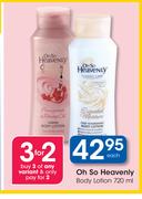 Oh So Heavenly Body Lotion-720ml Each