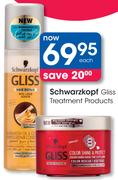 Schwarzkopf Gliss Treatment Products-Each