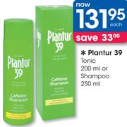 Plantur 39 Tonic 200ml Or Shampoo 250ml-Each