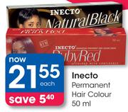Inecto Permanent Hair Colour-50ml Each