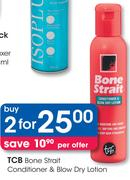 TCB Bone Strait Conditioner & Blow Dry Lotion-2's