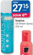 Isoplus Oil Sheen Spray-275ml