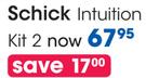 Schick Intuition Kit 2-Per Pack