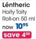 Lentheric Hoity Toity Roll-On-50ml