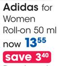 Adidas For Women Roll-On-50ml