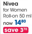 Nivea For Women Roll-On-50ml