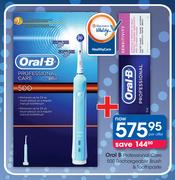 Oral B Professional Care 500 Rechargeable Brush & Toothpaste