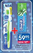 Oral B Advantage 3D Brush & Complete Toothpaste