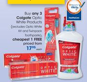 Colgate Optic White Products(Excludes Optic White Kit And Twinpack Toothpaste)-Each