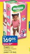 Huggies Gold Disposable Nappies Jumbo Pack-Per Pack