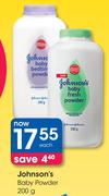 Johnson's Baby Powder-200g Each
