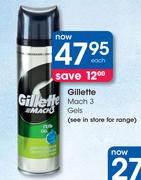 Gillette Mach 3 Gels