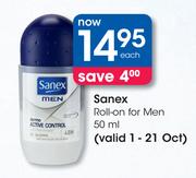 Sanex Roll-on for Men-50ml