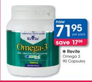Revite Omega 3-90 Capsules Pack