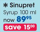 Sinupret Syrup-100ml