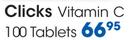 Clicks Vitamin C Tablets-100's