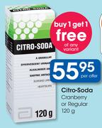 Citro-Soda Cranberry Or Regular-120g