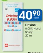 Drixine 0.05% Nasal Spray-20ml