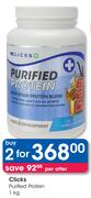 Clicks Purified Protein- 2 x 1kg