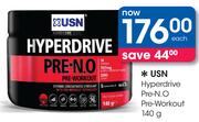 USN Hyperdrive Pre-N.O Pre-Workout-140g