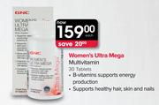 Women's Ultra Mega Multivitamin-30 Tablets