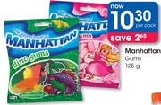 Manhattan Gums-125g Per Pack