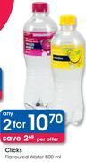 Clicks Flavoured Water-2x500ml