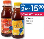 Clicks Ice Tea-2x500ml