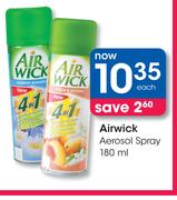 Airwick Aerosol Spray-180ml Each