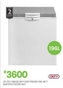 Defy 196L Nett WHT Deep freezer DMF470/374/290 20-013