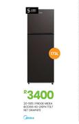 Midea 173L Net Graphite Fridge BCD166 HD-216FN 20-585