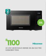 Hisense 20L 700W BLK Electric Microwave H20MOBS11 24-232