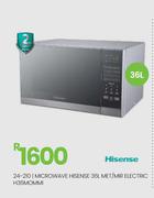 Hisense 36L MET/MIR Electric Microwave Oven H36MOMMI 24-210