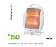 Alva 2 Bar 800W Quartz Heater EIH501 54-164