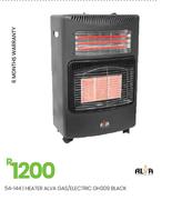 Alva Gas/Electric Black Heater GH309 54-144