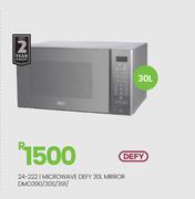 Defy 30L Mirror Microwave Oven DMO390/30S/391 24-222