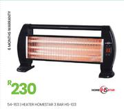 Home Star 3 Bar Heater HS-103 54-163