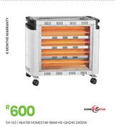 Homestar 6 Bar 2400W Heater HS-QH240 54-143