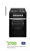 Ferre 3 PLT Compact 501 BLK Stove F5C03E3.T.BG 21-567