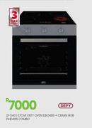 Defy Oven DBO486 + Ceran Hob DHD406 Stove Combo 21-540