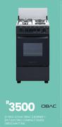 Obac 2 Burner + 2 Plate Electric Compact Matt Blk 50 x 50 OB522 21-583