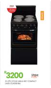 Univa 4 PLT Compact BlK Stove U405-1/U405B 21-475