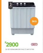 Defy 9Kg T/T WHT W/Machine DTT169 22-321