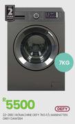 Defy 7Kg F/L Manhatten Grey W/Machine DAW384 22-288