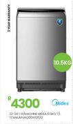 Midea 10.5Kg T/L Titanium W/Machine MA200W105/G 22-341