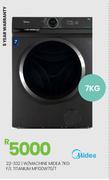 Midea 7Kg F/L Titanium W/Machine MF100W70/T 22-332